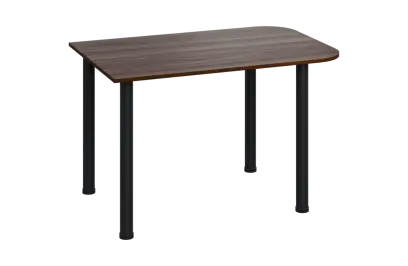 EJH 2 - 120 přístavba jednací, kovová podnož černá, deska 25 mm, ořech královský